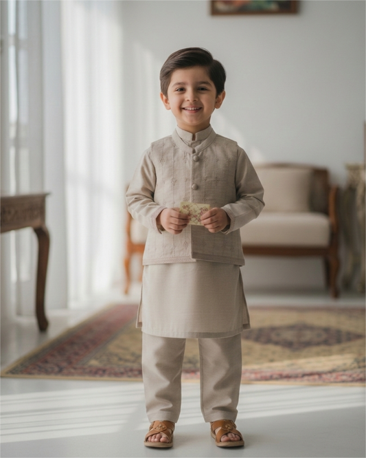 Beige layered (3-Piece)